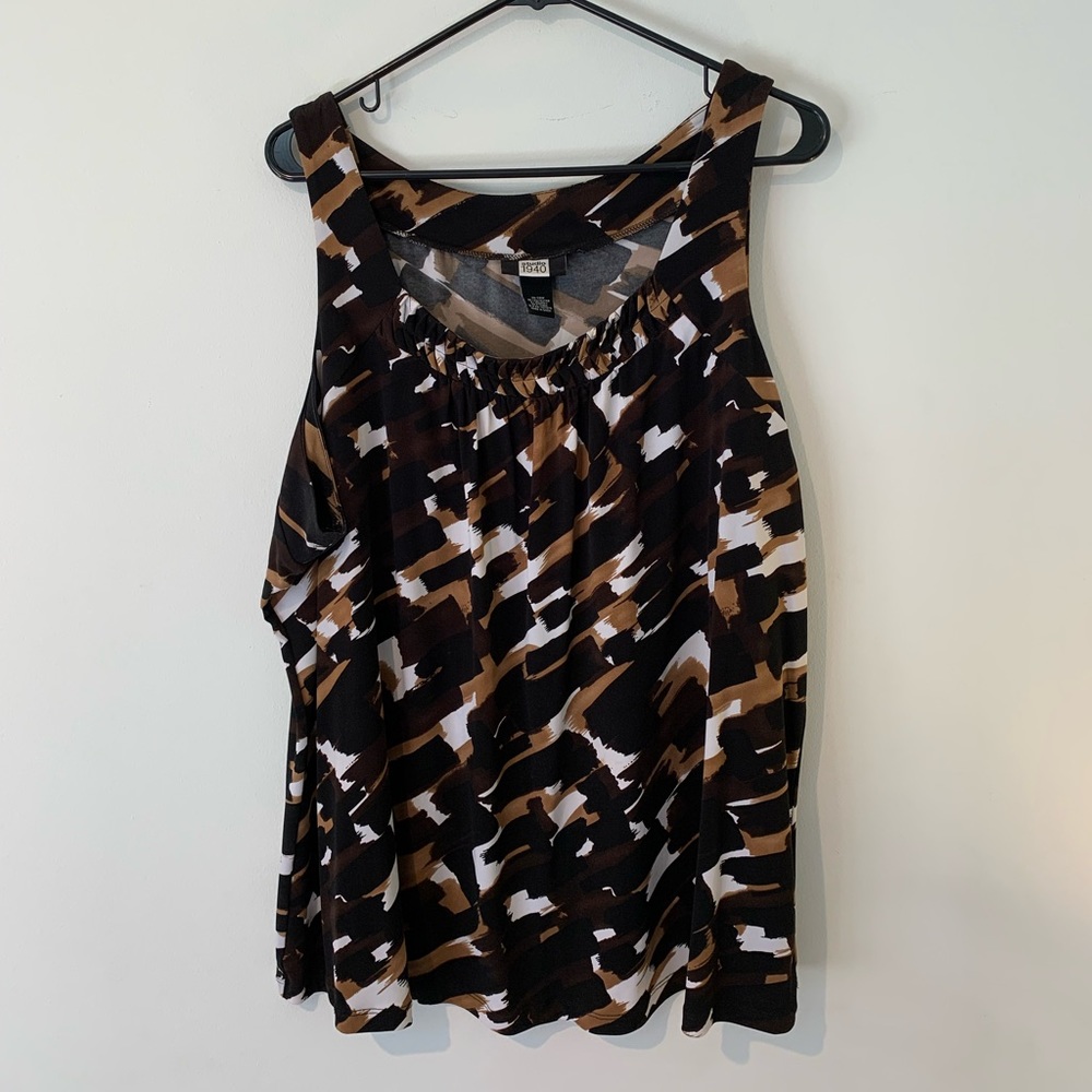 Womens sleeveless jersey top size 26/28